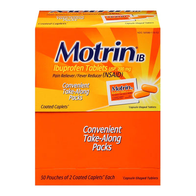 Motrin® IB Ibuprofen Pain Relief, 1 Box of 50 (Over the Counter) - Img 2