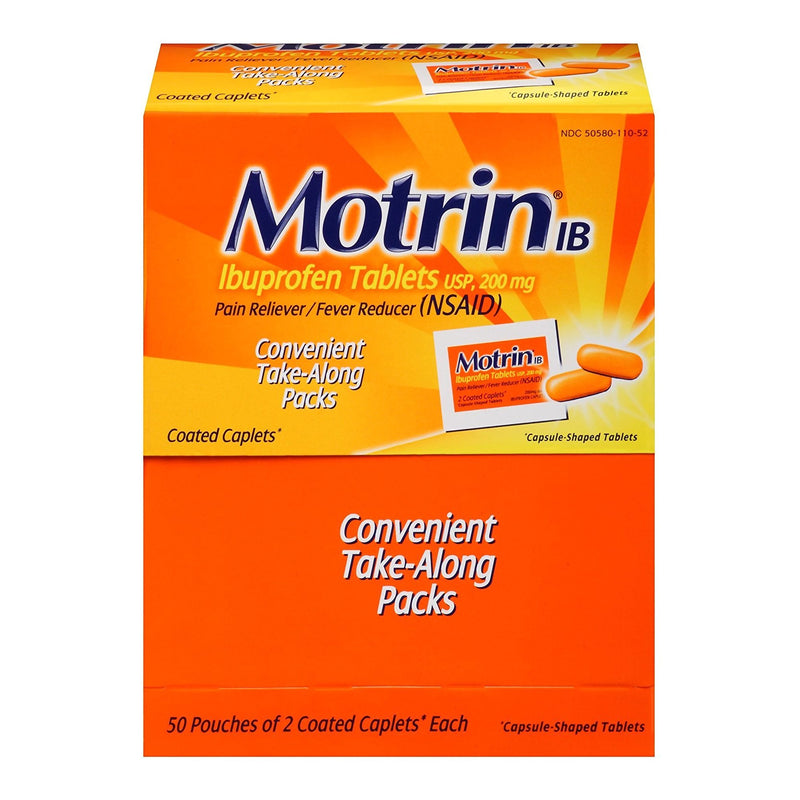 Motrin® IB Ibuprofen Pain Relief, 1 Box of 50 (Over the Counter) - Img 2