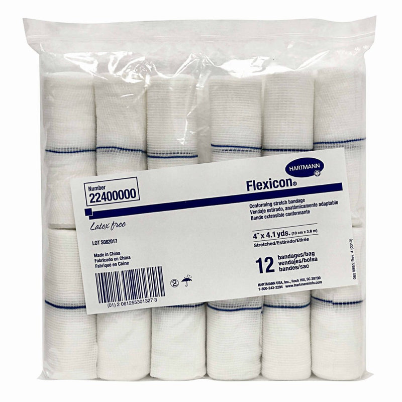 Flexicon® NonSterile Conforming Bandage, 4 Inch x 4-1/10 Yard, 1 Each (General Wound Care) - Img 1