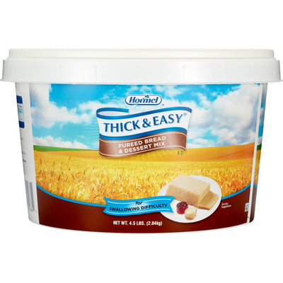 Thick & Easy® Ready to Mix Puree Bread Mix, 4½ lb. Tub, 1 Case of 2 (Nutritionals) - Img 1