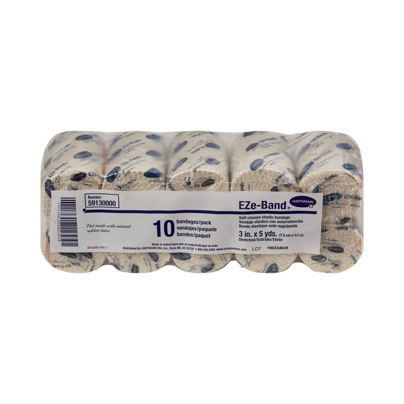 EZe-Band® LF Double Hook and Loop Closure Elastic Bandage, 3 Inch x 5 Yard, 1 Each (General Wound Care) - Img 2