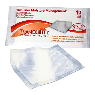 Tranquility ThinLiner® Skin Fold Pad, 6 x 10 Inch, 1 Pack of 10 (Skin Care) - Img 1
