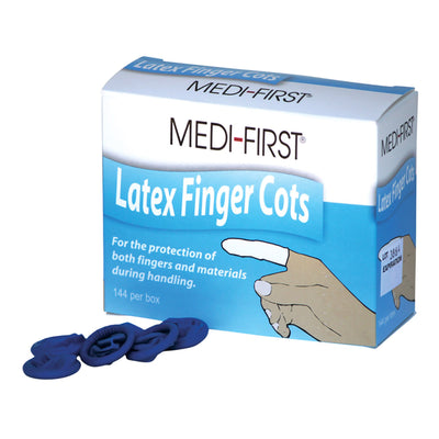 Medi-First® Finger Cot, 2-1/2 Inch Length, 1 Box of 144 (Finger Cots) - Img 1
