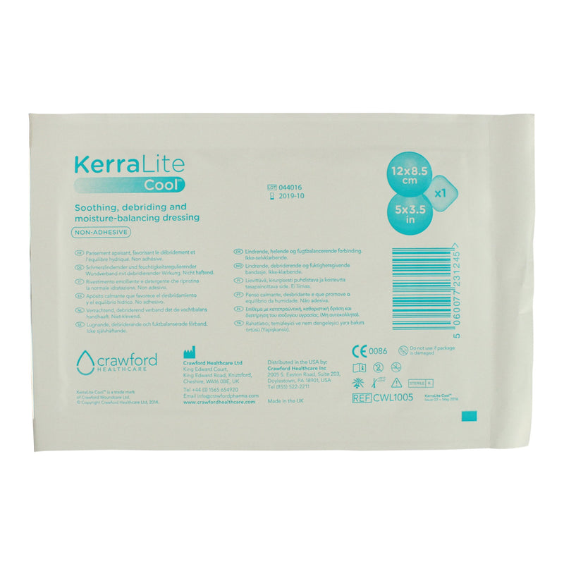 KerraLite Cool® Hydrogel Dressing, 6 x 6 Inch, 1 Carton of 5 (Advanced Wound Care) - Img 2