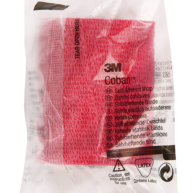 3M™ Coban™ Self-adherent Closure Cohesive Bandage, 3 Inch x 5 Yard, 1 Box of 24 (General Wound Care) - Img 2