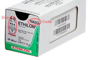 Ethilon™ Suture with Needle, 1 Dozen (Sutures with Needles) - Img 1