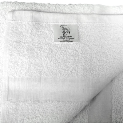 Royal Gold Foundations White Bath Towel, 20 x 40 Inch, 1 Dozen (Towels) - Img 1