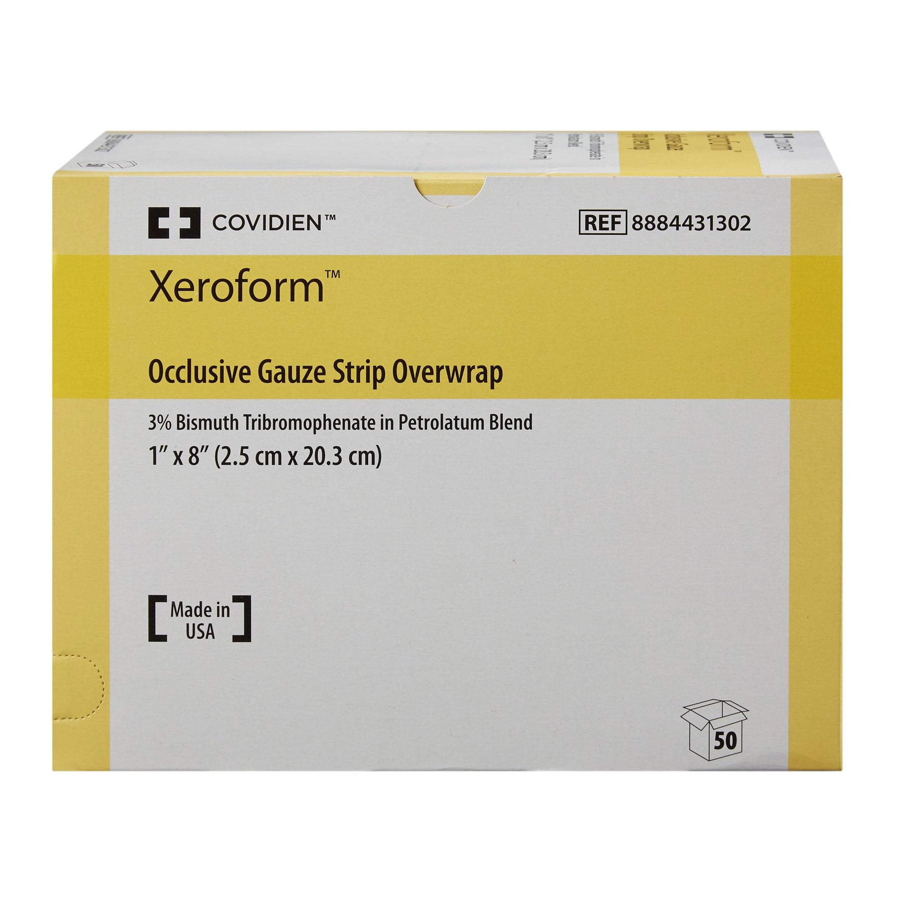 Xeroform™ Occlusive Xeroform Petrolatum Impregnated Dressing, 1 x 8