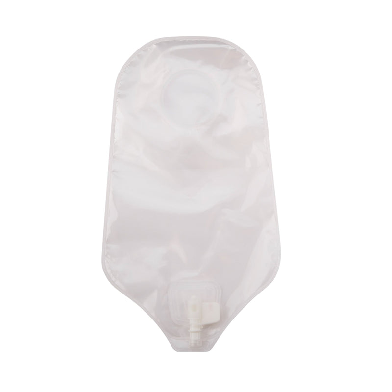 Sur-Fit Natura® Two-Piece Drainable Transparent Urostomy Pouch, 10 Inch Length, 1¾ Inch Flange, 1 Box of 10 (Ostomy Pouches) - Img 2