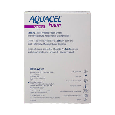 Aquacel® Silicone Adhesive with Border Silicone Foam Dressing, 5½ x 8 Inch, 1 Each (Advanced Wound Care) - Img 4