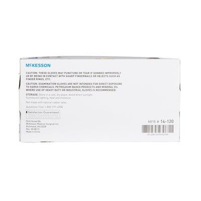 McKesson Vinyl Exam Glove, Extra Large, Clear, 1 Box of 100 () - Img 3