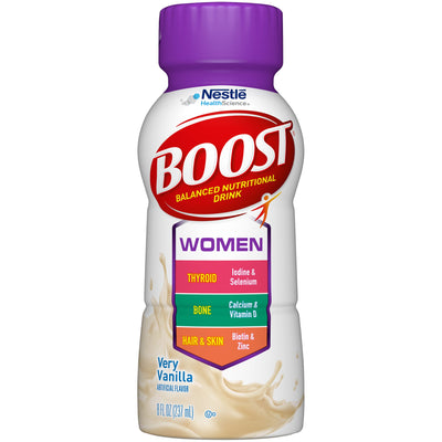 Boost® Women Vanilla Oral Supplement, 8 oz. Bottle, 1 Case of 24 (Nutritionals) - Img 1