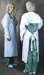 Busse Over-the-Head Protective Procedure Gown, 1 Carton of 75 (Gowns) - Img 1