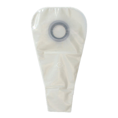 Karaya 5 One-Piece Drainable Transparent Ostomy Pouch, 16 Inch Length, 22 mm Stoma, 1 Box of 30 (Ostomy Pouches) - Img 2