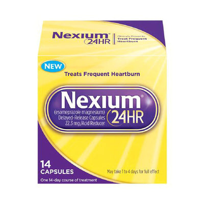 Nexium 24 HR Esomeprazole Antacid, 1 Bottle (Over the Counter) - Img 1