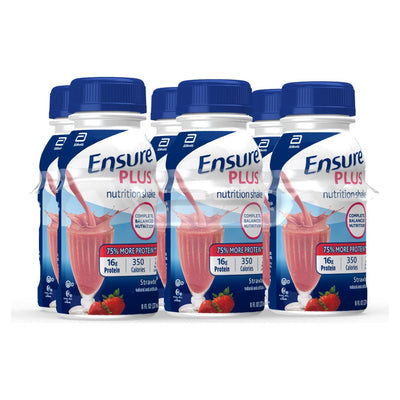 Ensure® Plus Strawberry Oral Supplement, 8 oz. Bottle, 1 Pack of 6 (Nutritionals) - Img 2