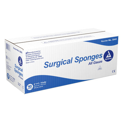 Dynarex® NonSterile Gauze Sponge, 4 x 4 Inch, 1 Pack (General Wound Care) - Img 2