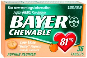 Bayer® Aspirin Pain Relief, 1 Box of 36 (Over the Counter) - Img 1