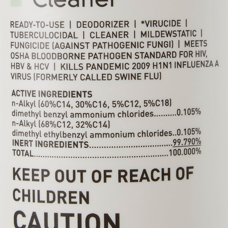 McKesson Pro-Tech Surface Disinfectant Cleaner Alcohol-Based Liquid, Non-Sterile, Floral Scent, 32 oz Bottle, 1 Case of 12 (Cleaners and Disinfectants) - Img 3