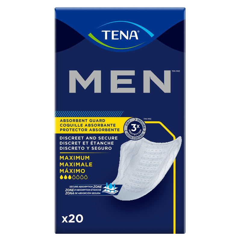 TENA Men Moderate Guards, Bladder Control Pad, 1 Case of 120 () - Img 1