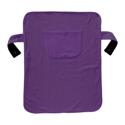 Silverts® Wheelchair Blanket, Purple/Black, 1 Each (Blankets) - Img 1