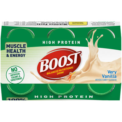 Boost® High Protein Vanilla Oral Supplement, 8 oz. Bottle, 1 Pack of 6 (Nutritionals) - Img 7