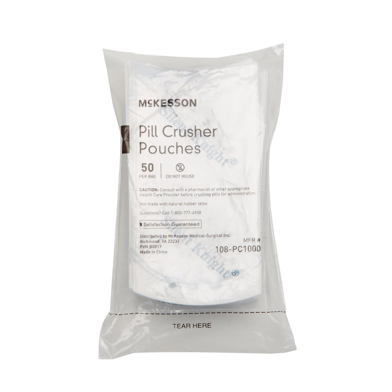 McKesson Pill Crusher Pouch, 1 Box of 20 (Pharmacy Supplies) - Img 2