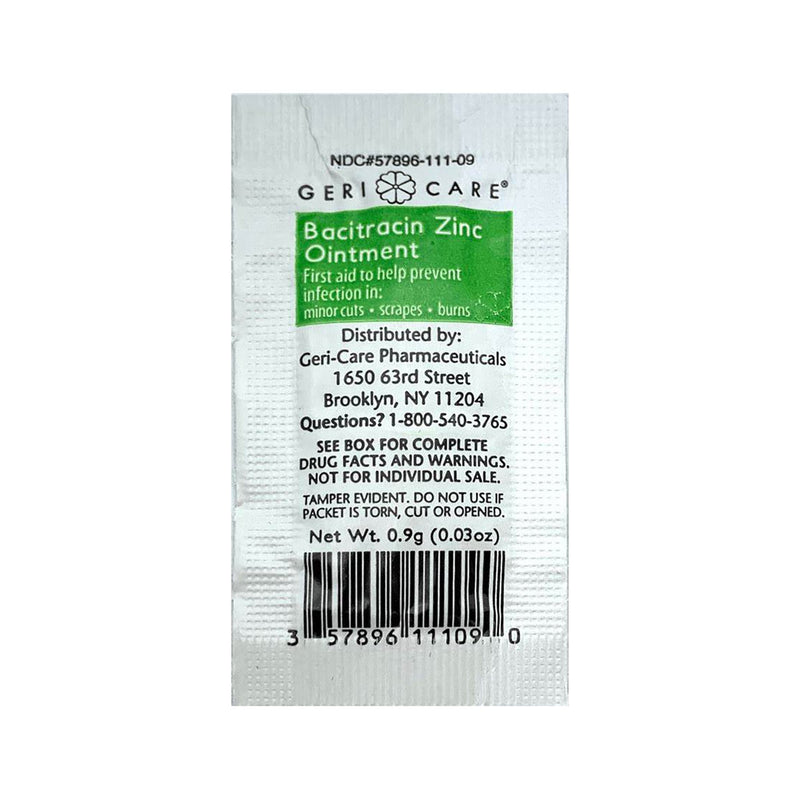 BACITRACIN ZINC, OINT 0.9GM (144/BX 12BX/CS) (Over the Counter) - Img 3