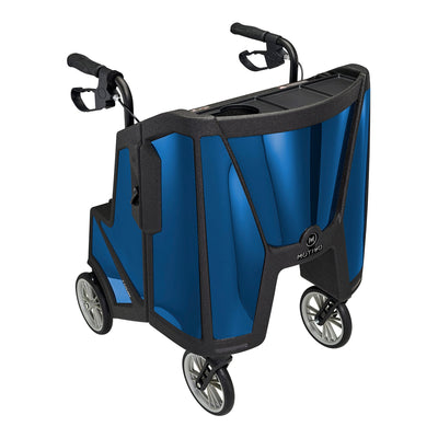 Tour 4 Wheel Rollator, 31 to 37 Inch Handle Height, Midnight Blue, 1 Each (Mobility) - Img 1