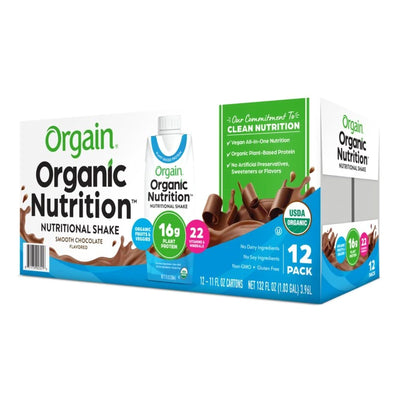 Organic Nutrition™ Vegan Chocolate Oral Protein Supplement, 11 oz. Carton, 1 Each (Nutritionals) - Img 4