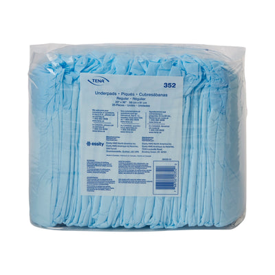 TENA Regular Underpads, Light Absorbency, Blue, Disposable, Latex-Free, 23 X 36 Inch, 1 Case of 150 (Underpads) - Img 2