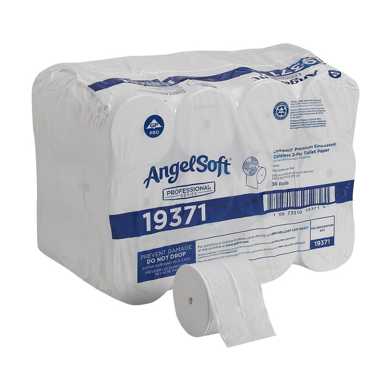 Angel Soft PS® compact® Toilet Tissue, 1 Case of 36 (Toilet Tissues) - Img 1