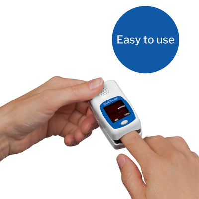 SmartHeart Fingertip Pulse Oximeter, Talking Blood Oxygen Saturation Monitor, 1 Each (Oximetry) - Img 8