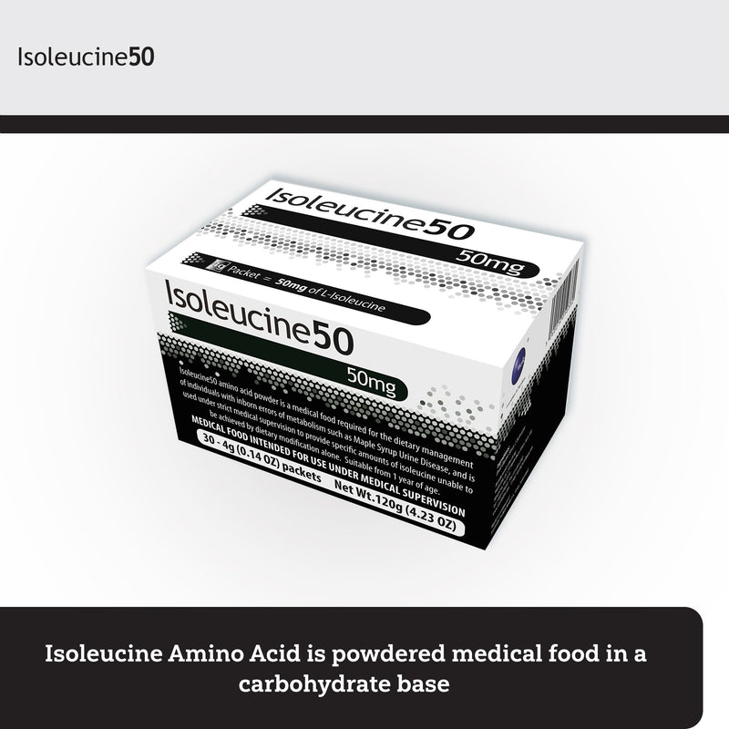 Isoleucine50 Amino Acid Oral Supplement, 4-gram Packet, 1 Each (Nutritionals) - Img 2