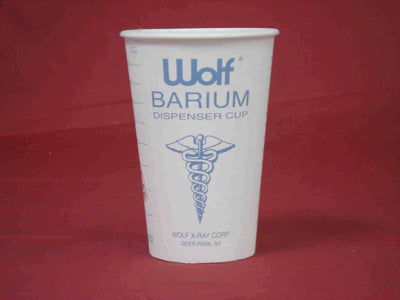 Wolf X-Ray Barium Cup, 1 Pack of 100 (Drinking Utensils) - Img 1