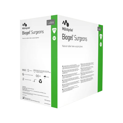 Biogel® Surgeons Latex Surgical Glove, Size 8.5, Straw Color, 1 Pair () - Img 3