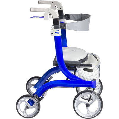 drive™ Nitro DLX 4 Wheel Rollator, 33½ – 38½ Inch, 1 Each (Mobility) - Img 2