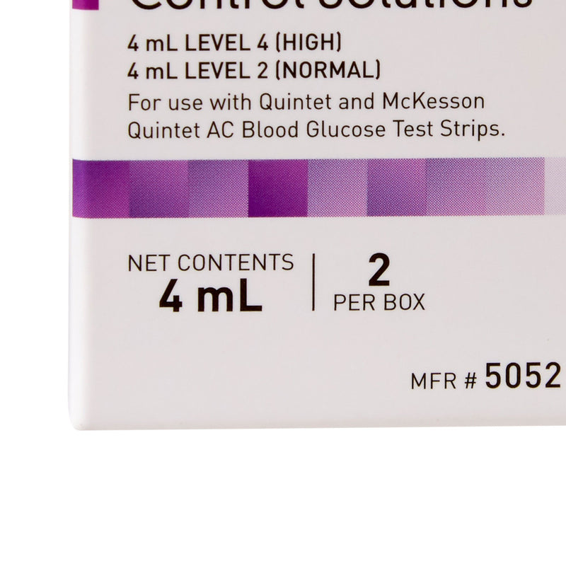 McKesson Quintet AC® Glucose Control Solution, 4 mL, 1 Box (Diabetes Monitoring) - Img 4