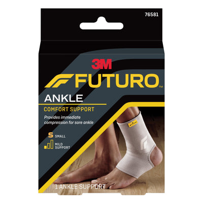 3M™ Futuro™ Comfort Lift™ Ankle Support, Beige, Small, Pull-On, 1 Box of 3 (Immobilizers, Splints and Supports) - Img 1