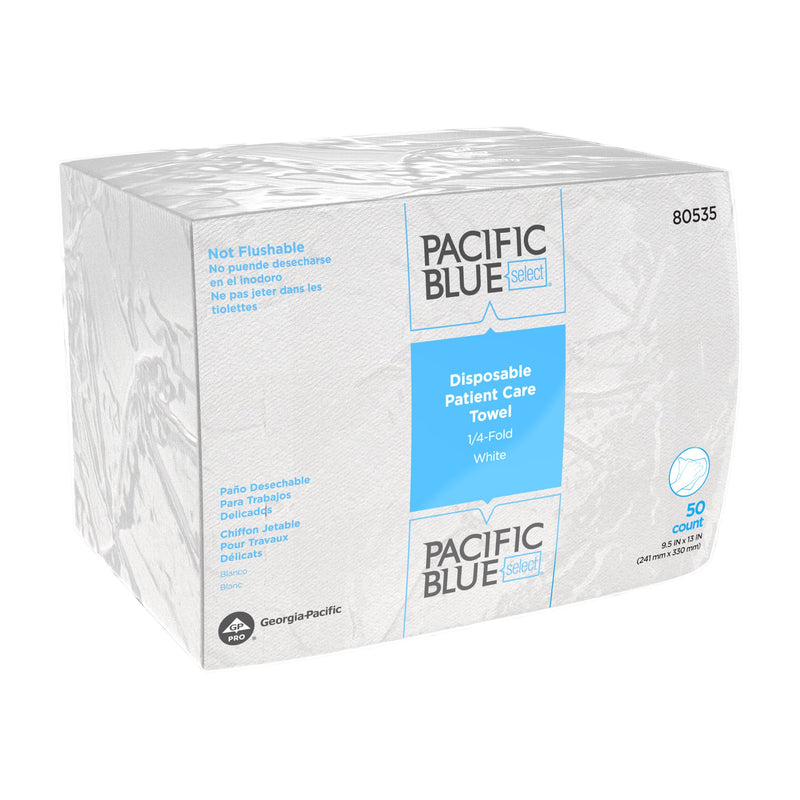 Pacific Blue Select™ A400 Disposable Washcloths, 1 Case of 1000 (Washcloths) - Img 1