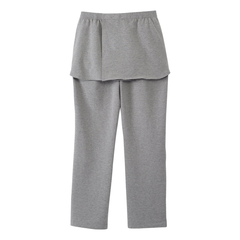 PANTS, FLEECE WMNS OPEN BACK SEAMLESS HEATHER GRY 2XLG (Pants and Scrubs) - Img 2