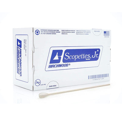 Scopettes® Jr. OB/GYN Swabstick, 8 Inch Length, 1 Box of 100 (Specimen Collection) - Img 1