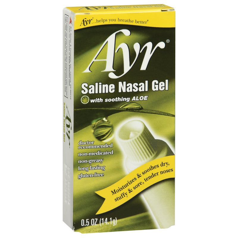 Ayr® Saline Gel Nasal Moisturizer, 0.5 oz. Tube, 1 Each (Over the Counter) - Img 2