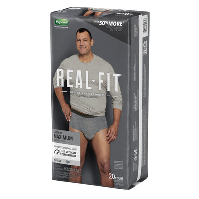 Depend® Real Fit® Maximum Absorbent Underwear, Large / Extra Large, 1 Pack of 20 () - Img 2