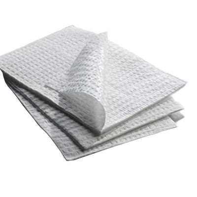 Graham Medical Nonsterile White Procedure Towel, 17 x 18 Inch, 1 Case of 500 (Procedure Towels) - Img 1