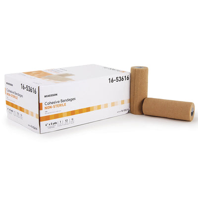 McKesson Self-adherent Closure Cohesive Bandage, 6 Inch x 5 Yard, 1 Case of 12 (General Wound Care) - Img 5