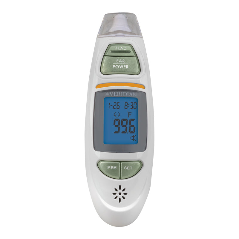 Veridian Infrared Thermometer, Tympanic Ear Digital Talking Thermometer, 1 Case of 24 (Thermometers) - Img 3