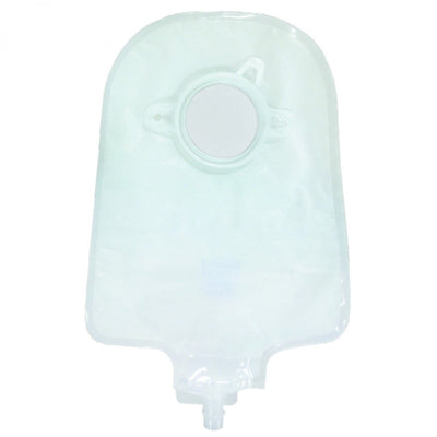 Securi-T™ Two-Piece Drainable Transparent Urostomy Pouch, 9 Inch Length, 1¾ Inch Flange, 1 Box of 10 (Ostomy Pouches) - Img 1