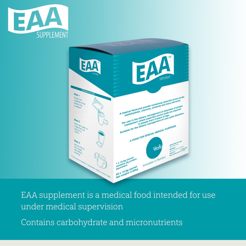 EAA Supplement™ Tropical Flavor Amino Acid Oral Supplement, 12.5 Gram Packet, 1 Box of 50 (Nutritionals) - Img 6