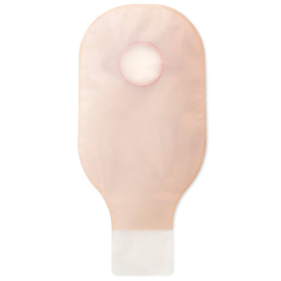 New Image™ Drainable Transparent Colostomy Pouch, 12 Inch Length, 2¼ Inch Flange, 1 Box of 10 (Ostomy Pouches) - Img 3